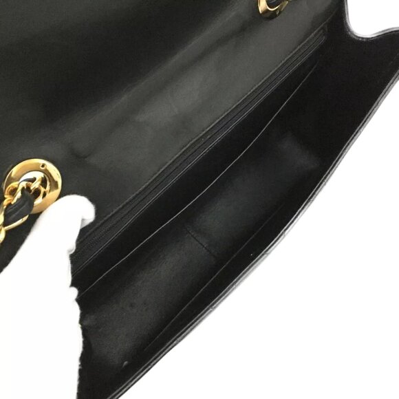 9412985BG (X6) Chanel Shoulder Bag Jumbo 30 Quilted Matelasse Black Lambskin w/C - Picture 8 of 13